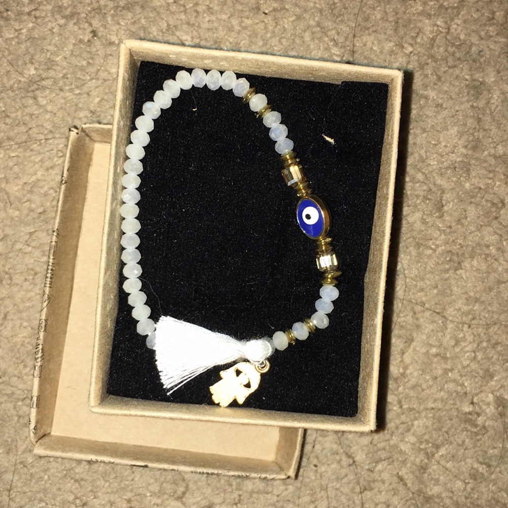 Evil eye beaded bracelet